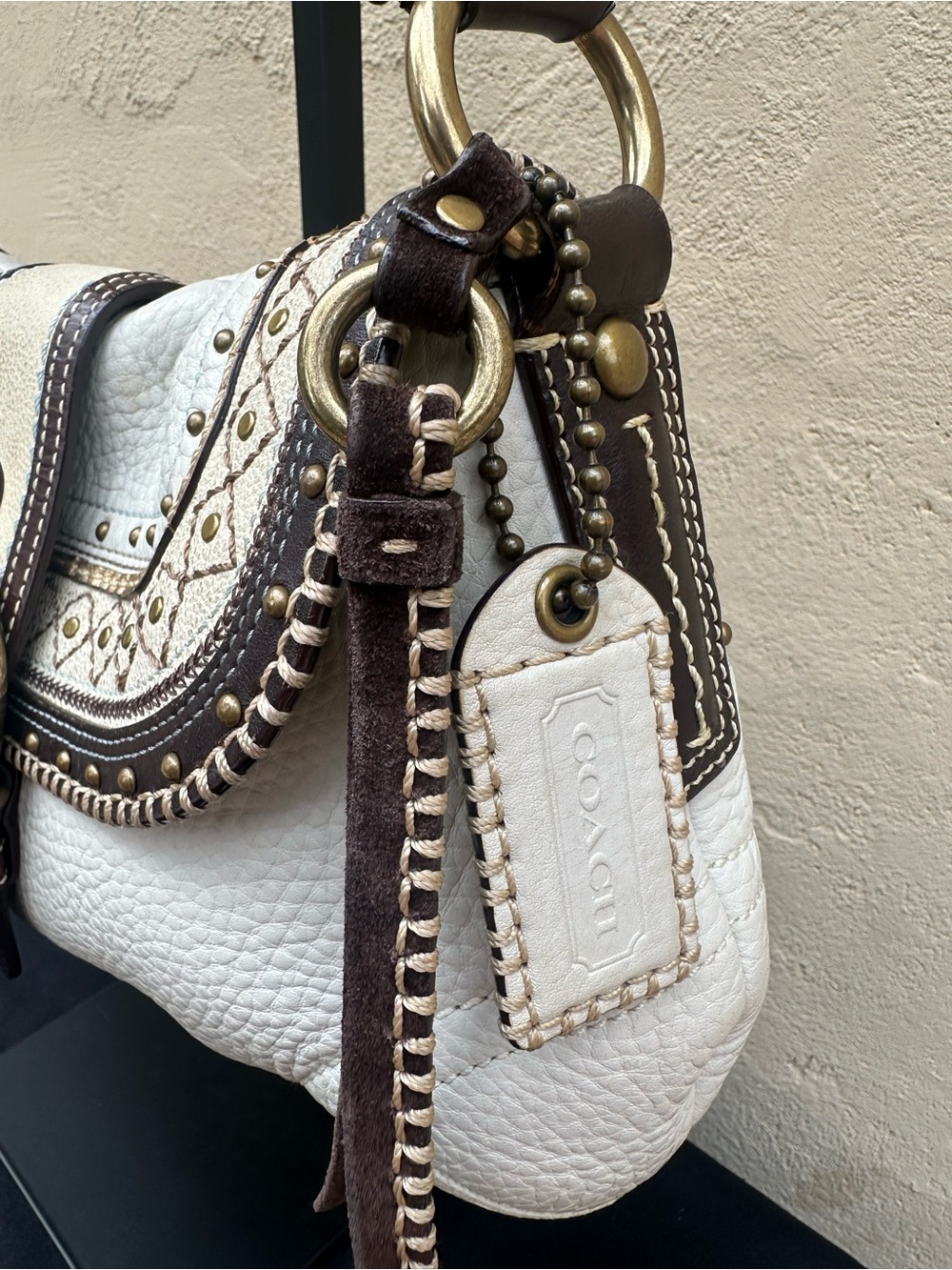 🐑Y2k/ Vintage Coach Pink Soho Shoulder Bag 10479 🐑 - Picture 3 of 11